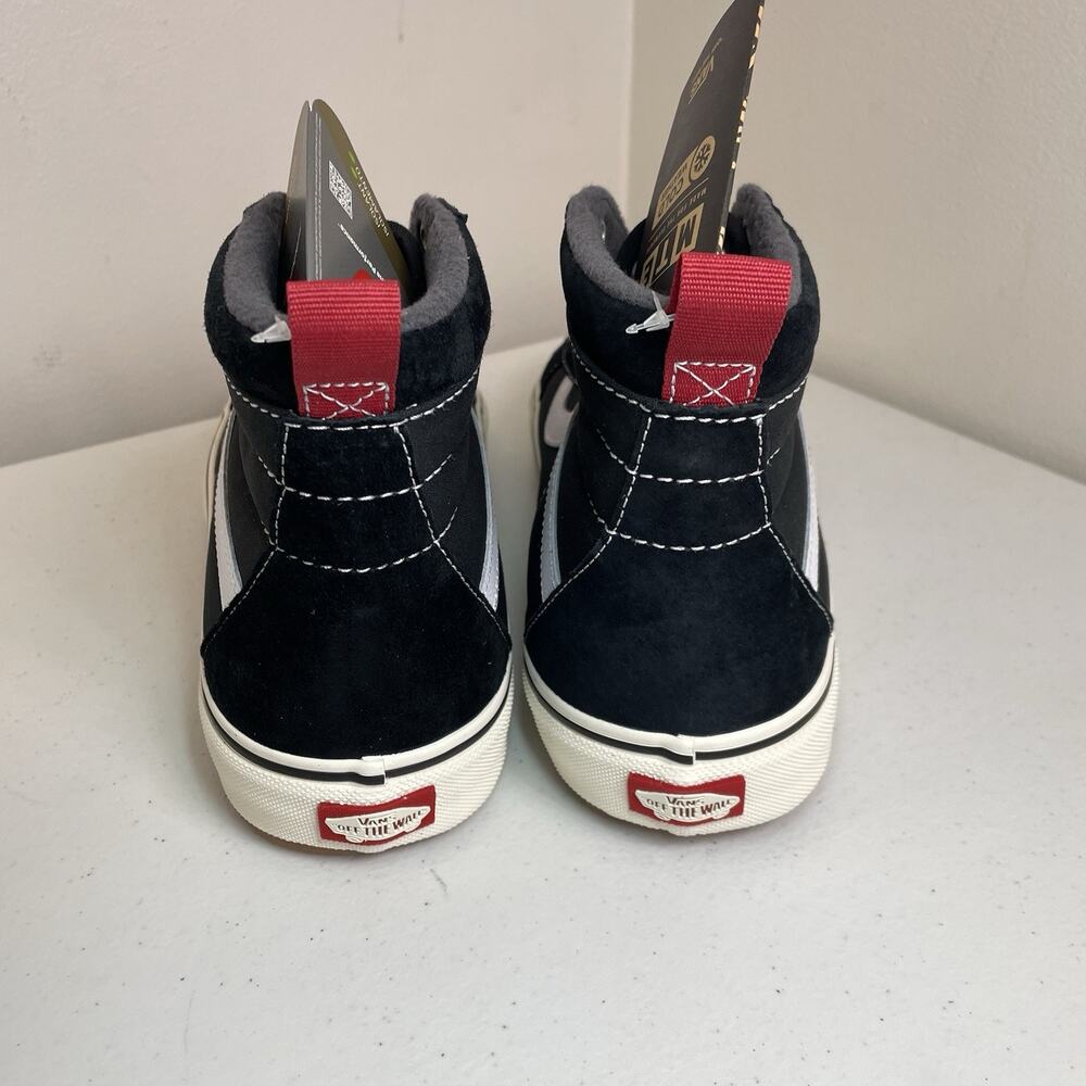 Vans MTE Men’s Size 10.5 Shoes Sk8 Hi Black White Boots New with Tags Cold Lined - Picture 8 of 10
